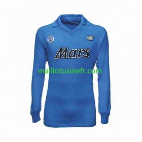 Maillot de Foot SSC Naples 1989 Domicile Retro 1990 Manches Longues